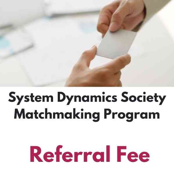 System Dynamics Matchmaking Service - Referral Fee