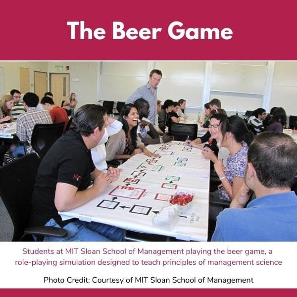 The Beer Game - A Production-Distribution Game