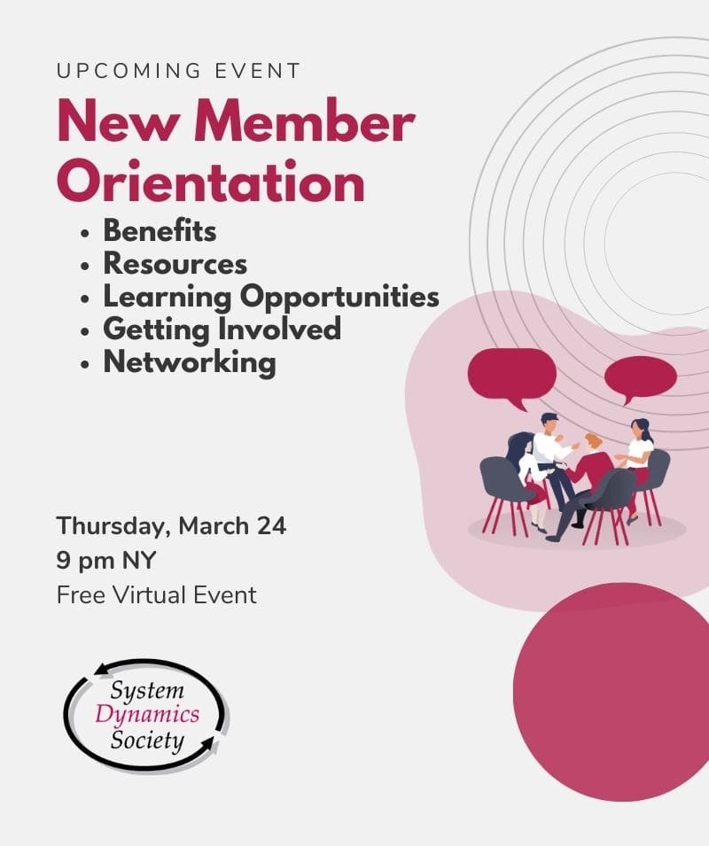 New Member Orientation Event Cover 9 pm