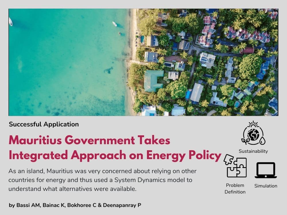Mauritius Government Takes Integrated Approach on Energy Policy
