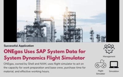 ONEgas Uses SAP System Data for System Dynamics Flight Simulator