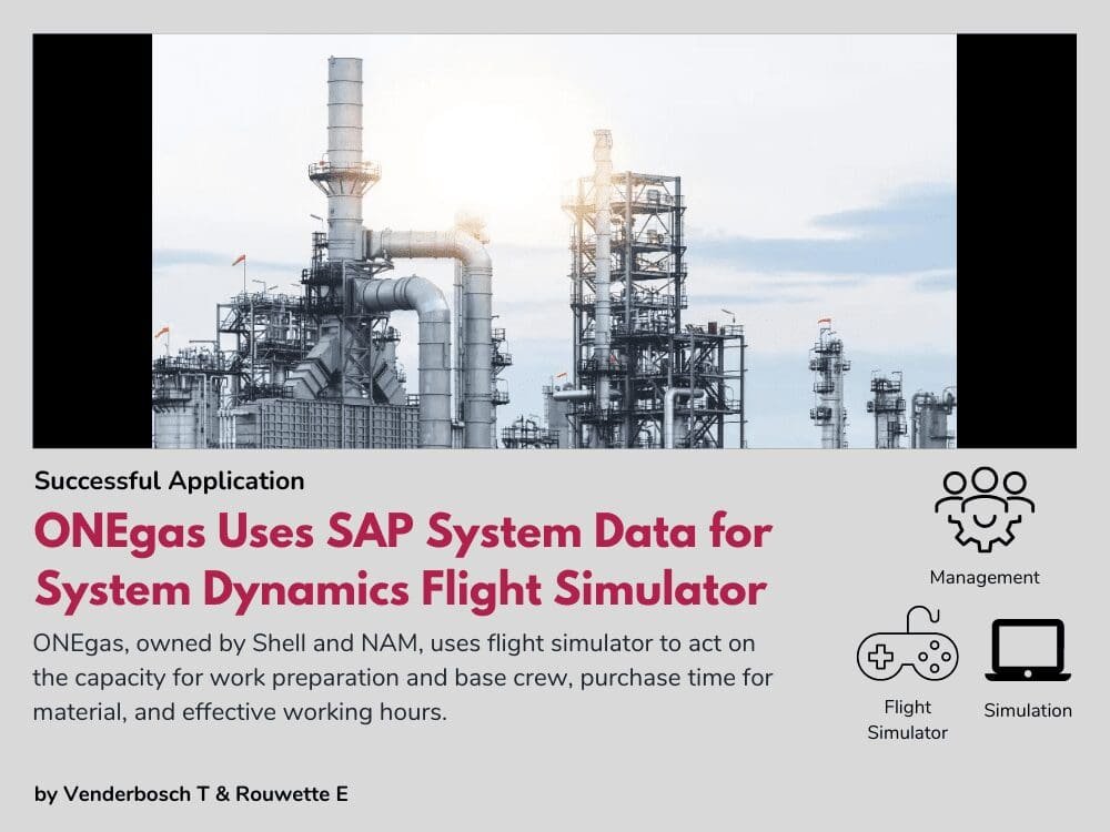 ONEgas Uses SAP System Data for System Dynamics Flight Simulator