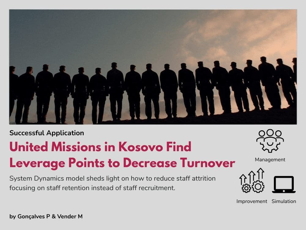 United Missions in Kosovo Find Leverage Points to Decrease Turnover