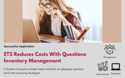 ETS Reduces Costs With Questions Inventory Management