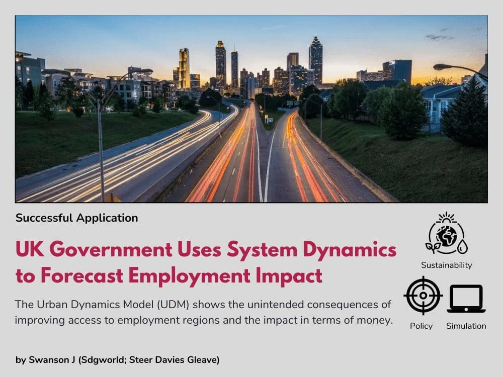 UK Government Uses System Dynamics to Forecast Employment Impact