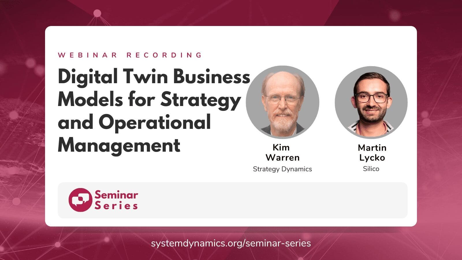Webinar Highlights & Recording: Digital Twin Business Models for Strategy and Operational Management